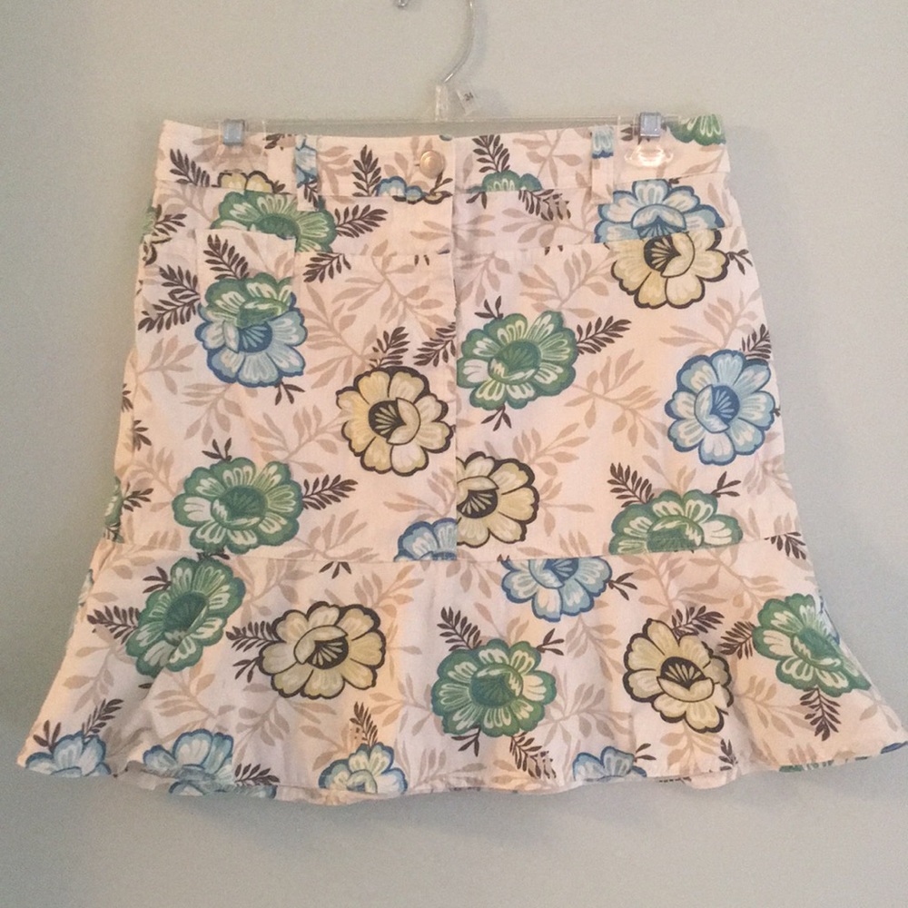 LOFT Twill Mini Skirt